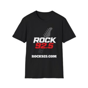 Rock 92.5 Guitar Logo Tee — Classic Rock Radio T-Shirt (rock925.com)