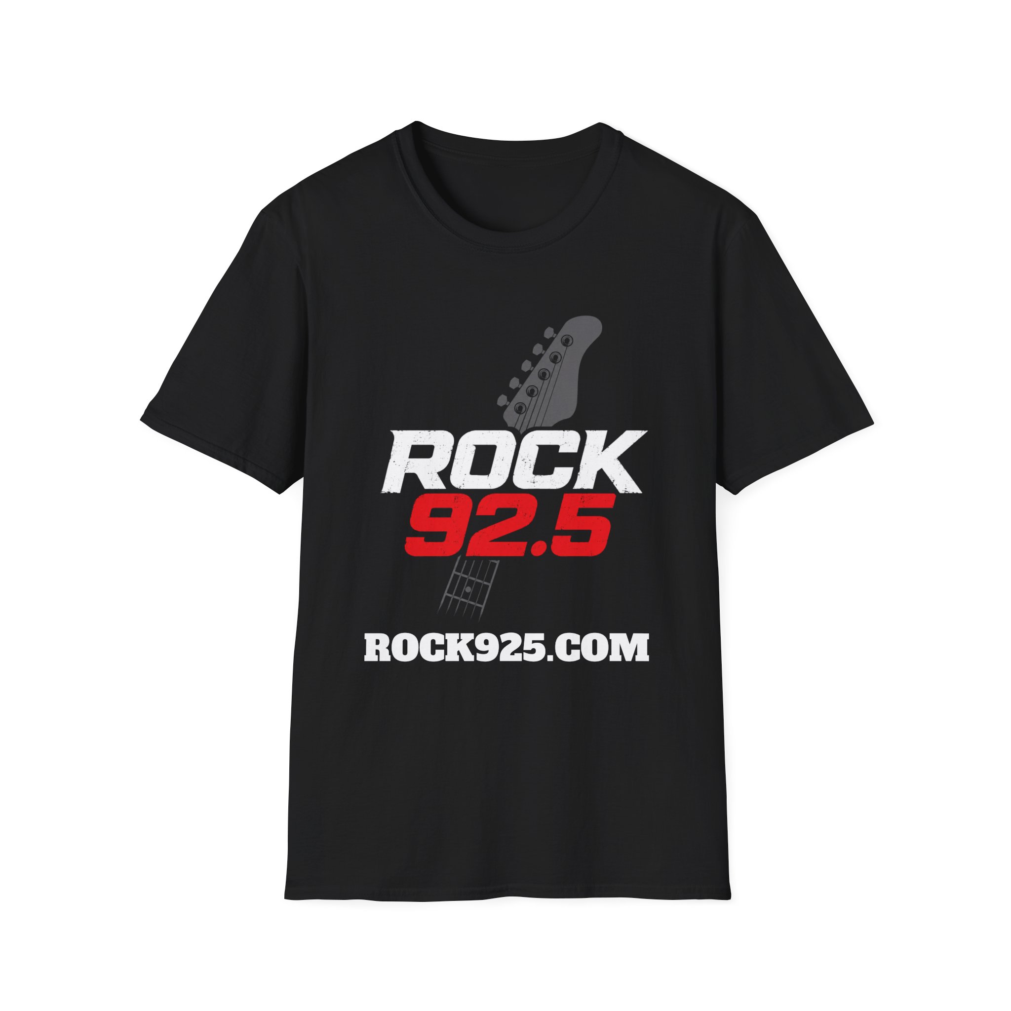 Rock 92.5 Guitar Logo Tee — Classic Rock Radio T-Shirt (rock925.com)