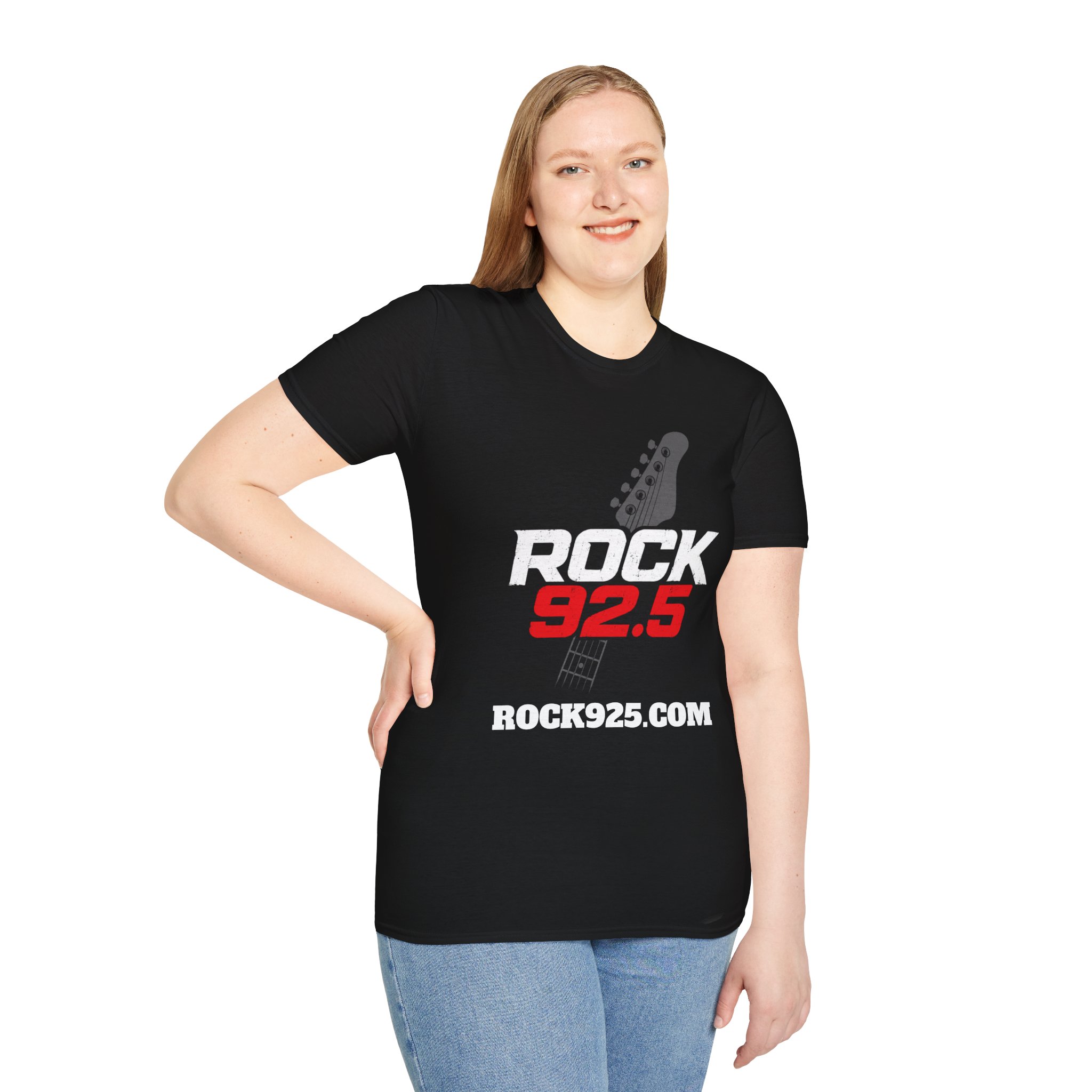 Rock 92.5 Guitar Logo Tee — Classic Rock Radio T-Shirt (rock925.com) - Image 2